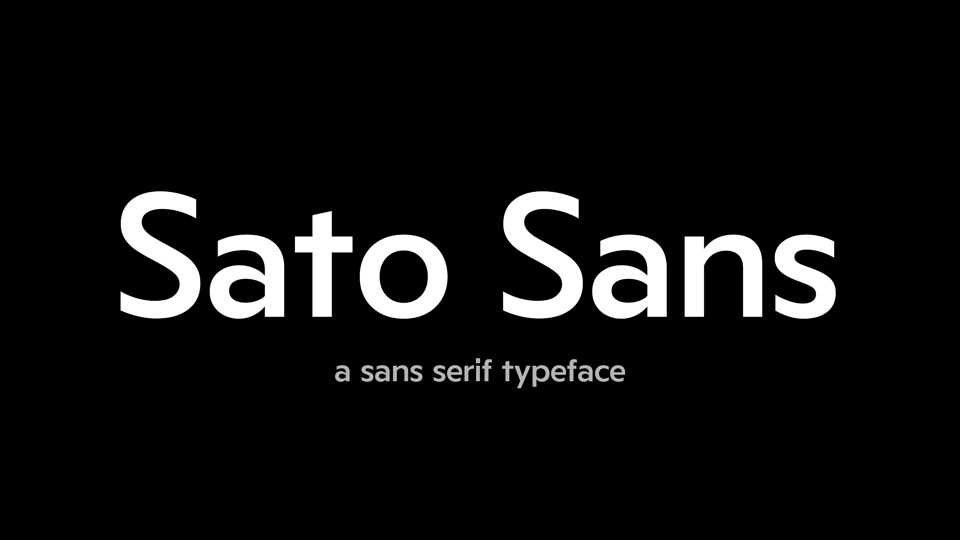 Sato Sans Font › Fontesk