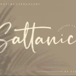 Sattanic Script Font