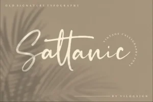 Sattanic Script Font