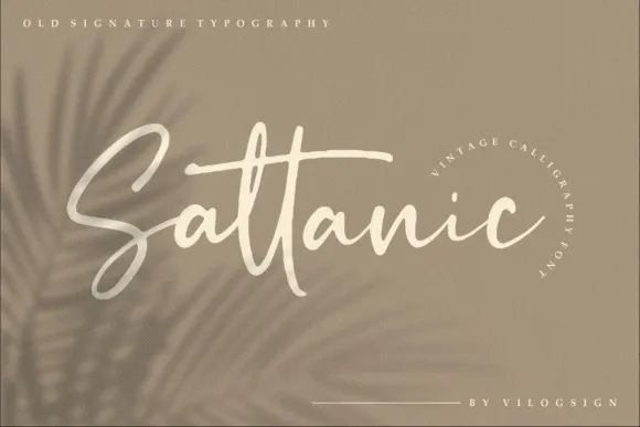 Sattanic Script Font
