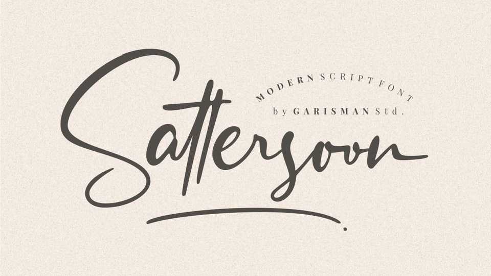 Sattersoon Script Font › Fontesk