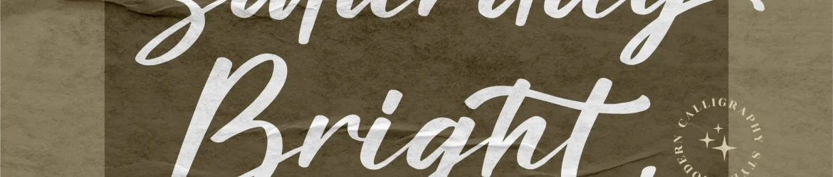 Saturday Bright Font