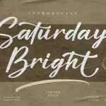 Saturday Bright Font