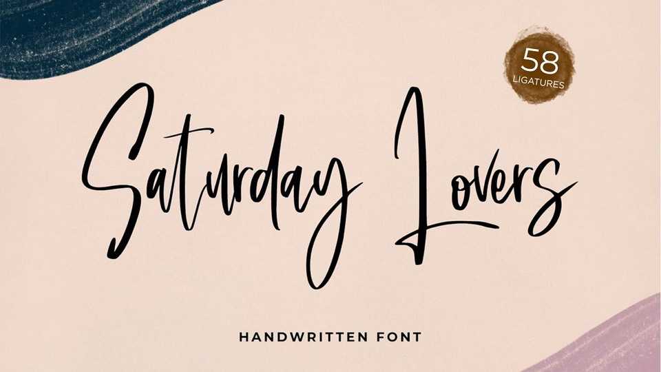 Saturday Lovers Font › Fontesk