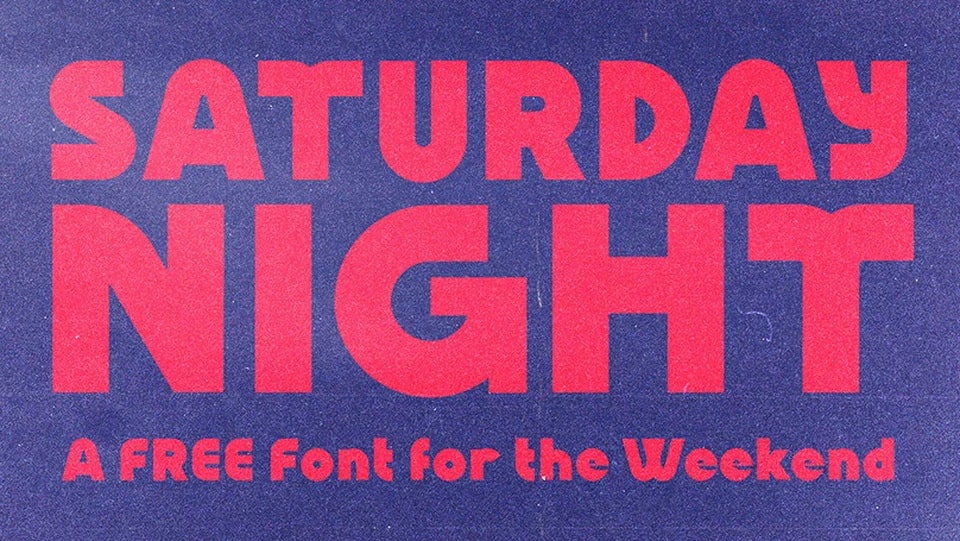 Saturday Night Font › Fontesk