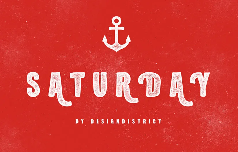 Saturday Typeface