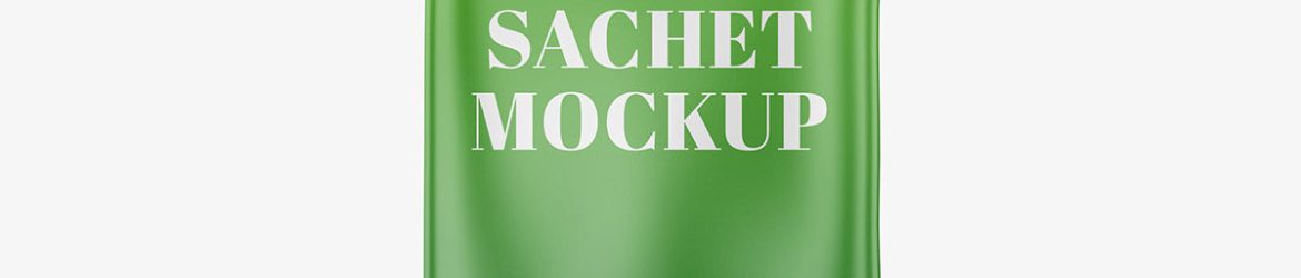 Sauce sachet mockup