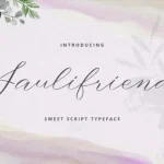 Saulifriend Calligraphy Font
