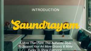 Saundrayam Font › Fontesk
