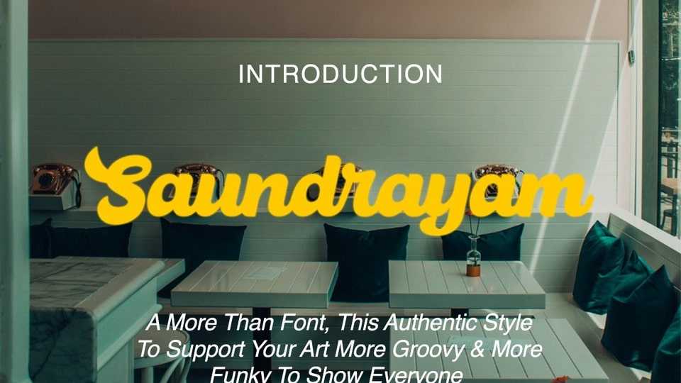 Saundrayam Font › Fontesk