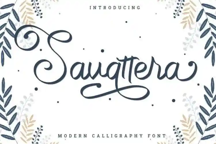 Savattera Handwritten Font