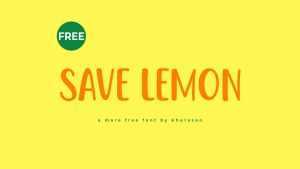 Save Lemon Font › Fontesk