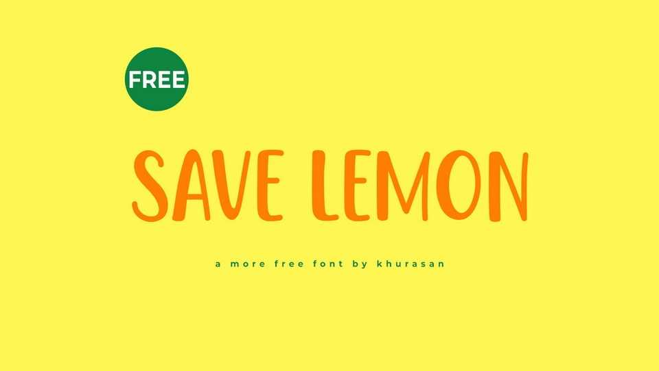 Save Lemon Font › Fontesk
