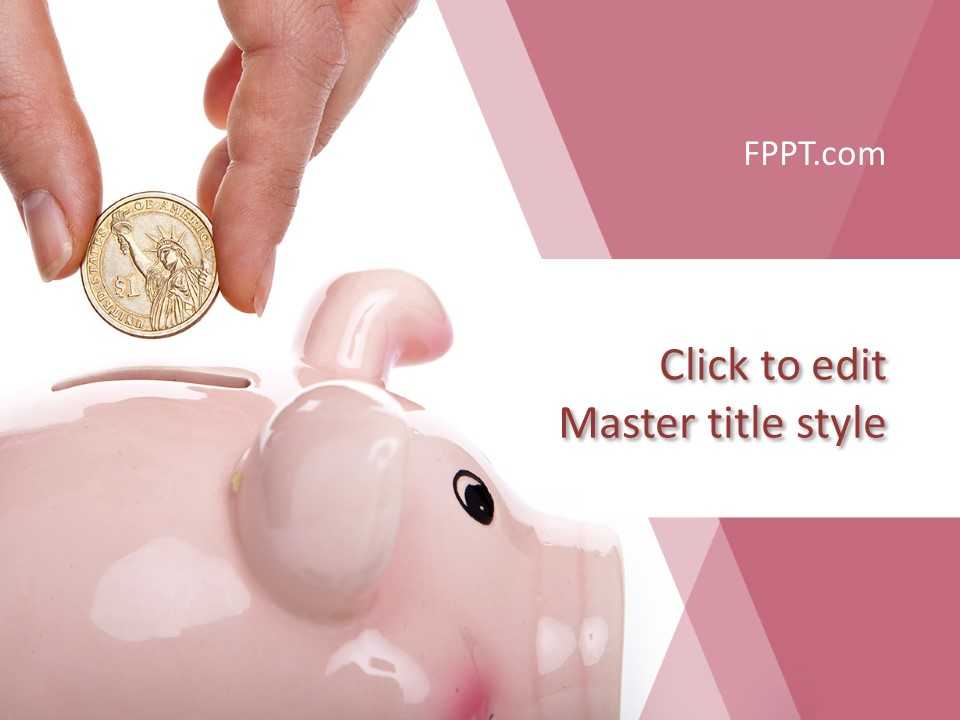 Savings Strategies PowerPoint Template