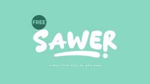 Sawer Font › Fontesk