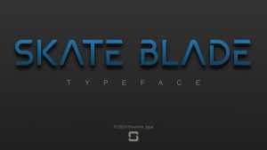 SB Skate Blade Font › Fontesk