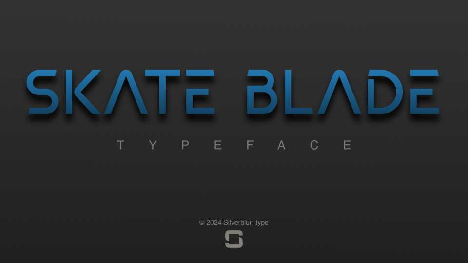 SB Skate Blade Font › Fontesk