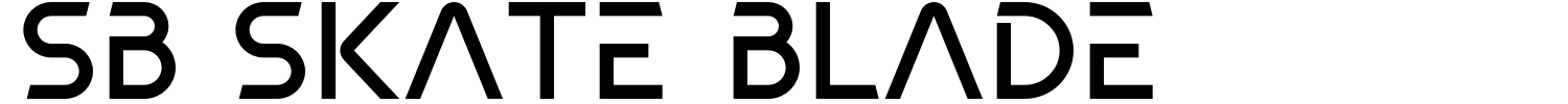 SB Skate Blade Font