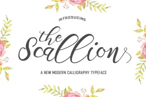 Scallion Script Font