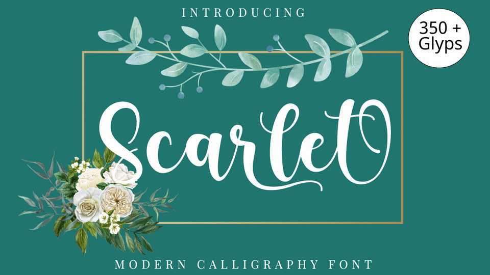 Scarlet Script Font › Fontesk