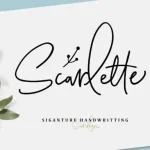 Scarlette Signature Font