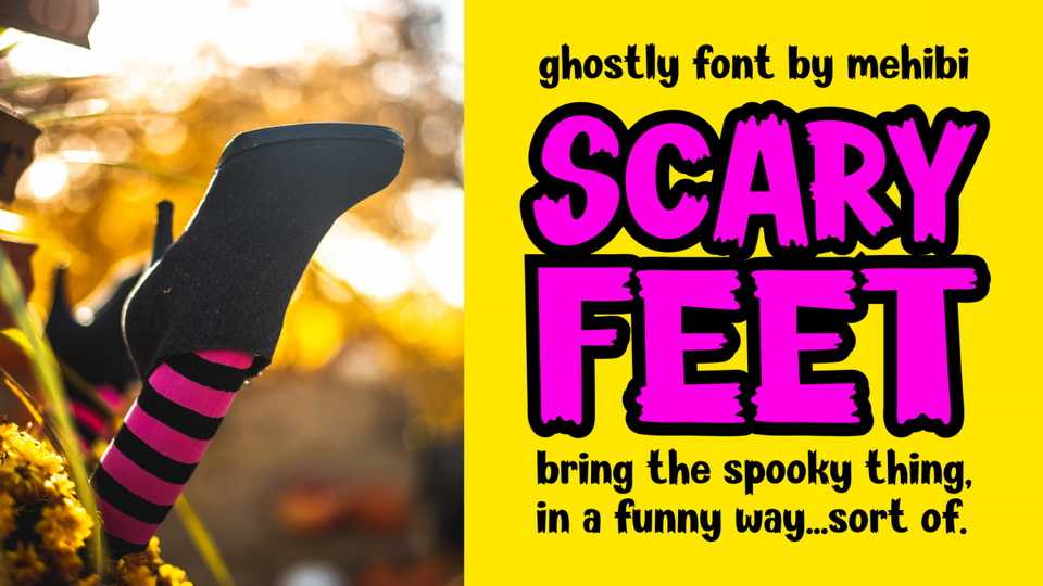 Scary Feet Font › Fontesk