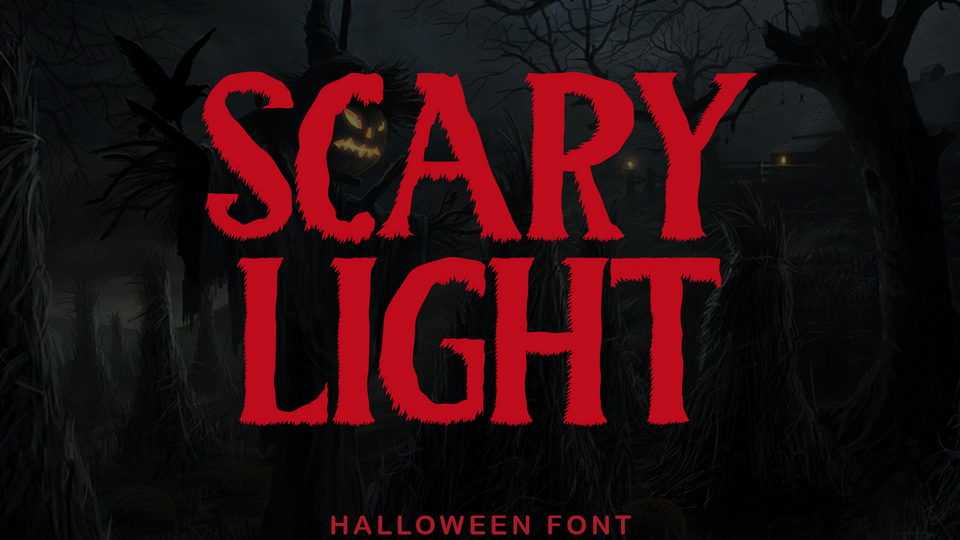 Scary Light Font › Fontesk