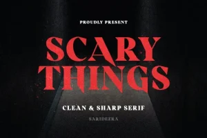 Scary Things Serif Font