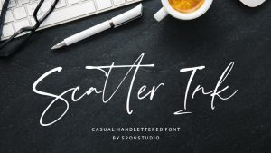 Scatter Ink Script › Fontesk