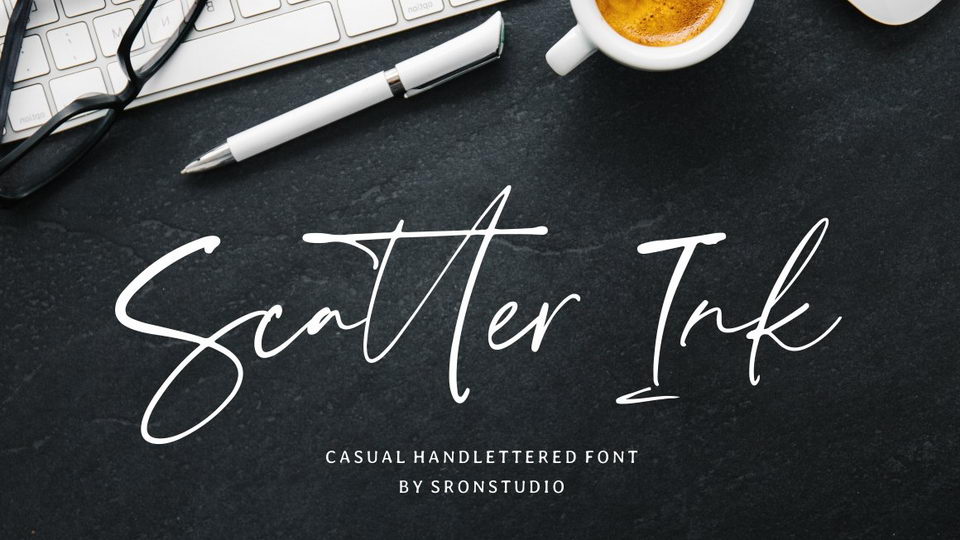 Scatter Ink Script › Fontesk