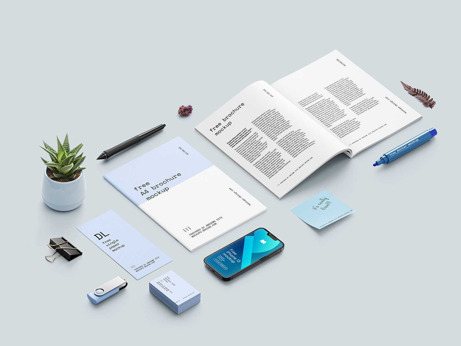 Scene creator / A4 brochure scene