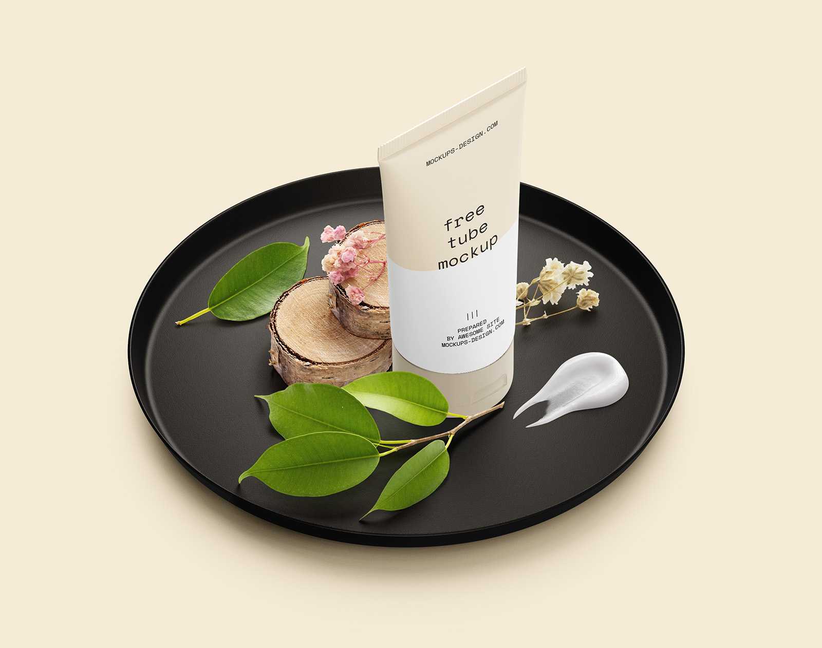 Scene creator / Cosmetic tube mockup