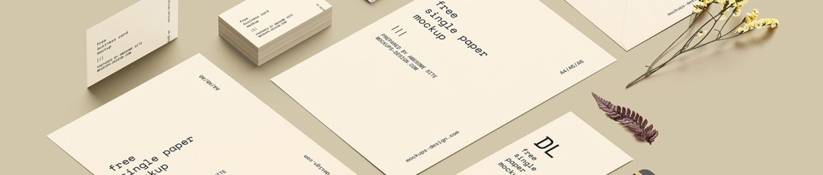Scene creator / Stationery mockup