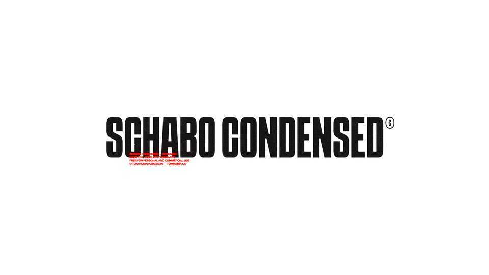 Schabo Condensed Font › Fontesk