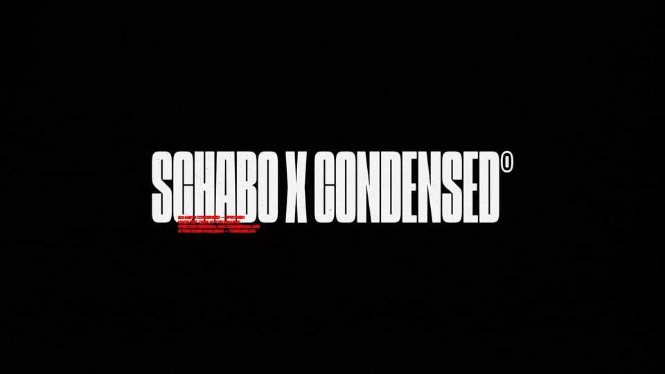 Schabo X Condensed Font › Fontesk