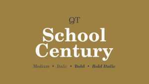 School Century Font Family › Fontesk