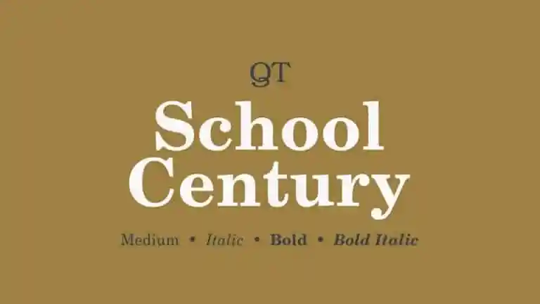 School Century Serif Font