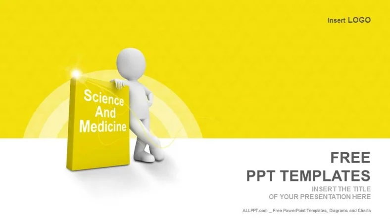 Science And Medicine Book-Education PowerPoint Templates