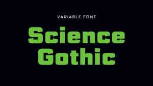 Sciense Gothic Font Family › Fontesk