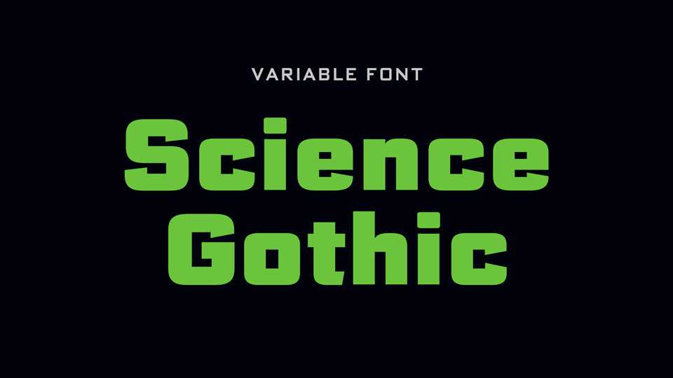 Sciense Gothic Font Family › Fontesk