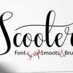 Scooter Script Font › Fontesk