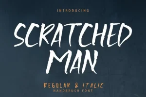 Scratchedman Display Font