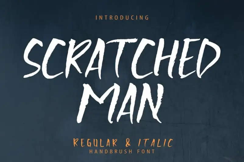 Scratchedman Display Font