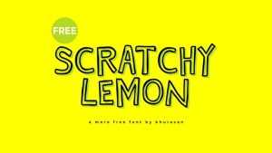 Scratchy Lemon Font › Fontesk