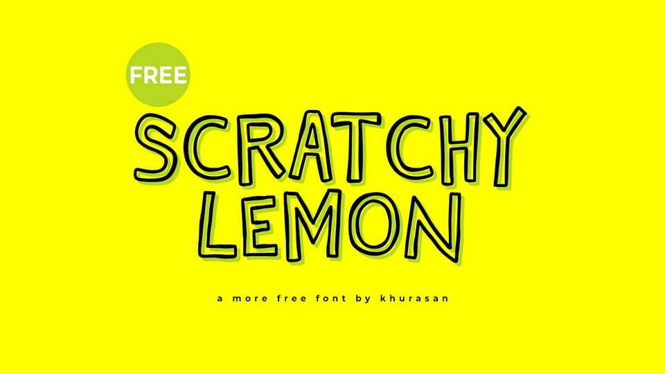 Scratchy Lemon Font › Fontesk