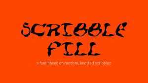 Scribble Fill Font › Fontesk