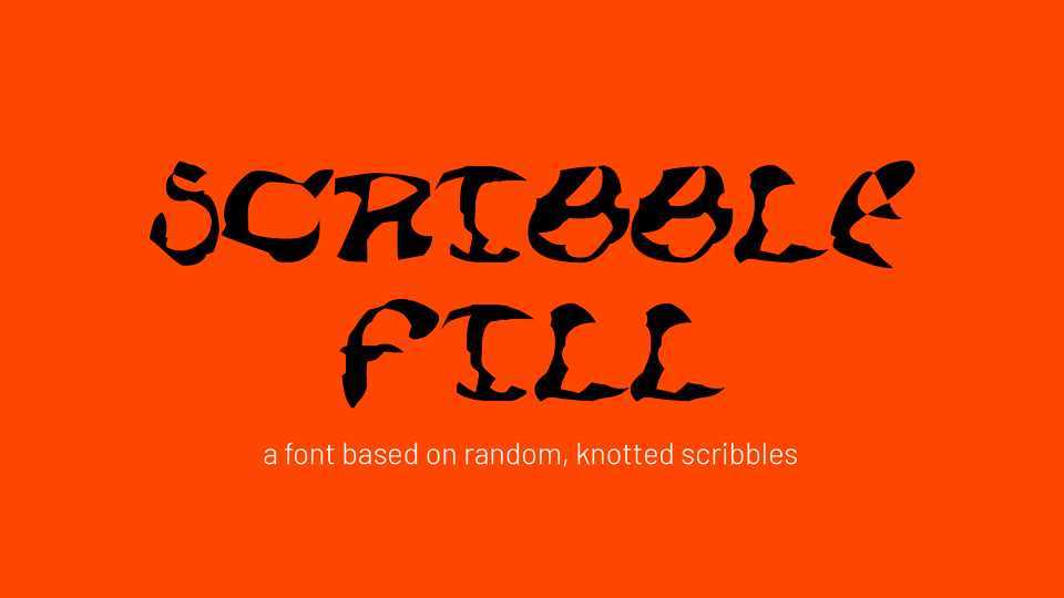 Scribble Fill Font › Fontesk