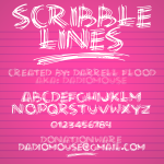 Scribble Lines Font