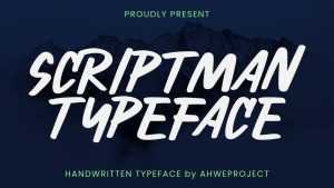 Scriptman Font › Fontesk