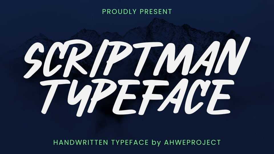 Scriptman Font › Fontesk